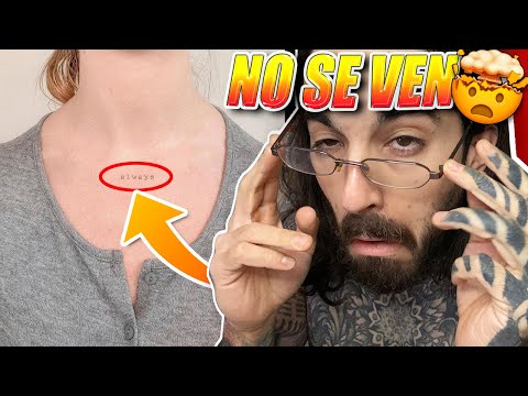 Rene ZZ REACCIONA a los TATUAJES más PEQUEÑOS que EXISTEN 🧐