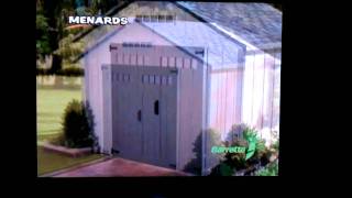 Menards storage shed.