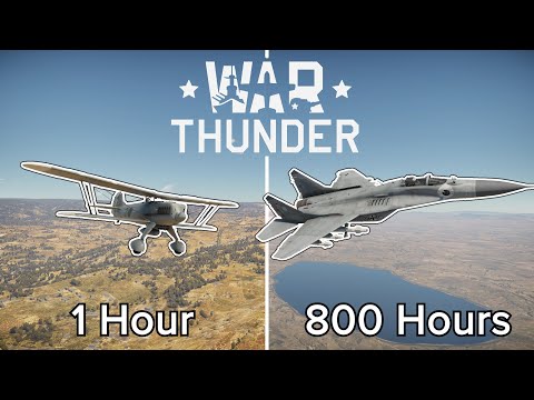 I Played 800 HOURS of War Thunder and got to TOP TIER
