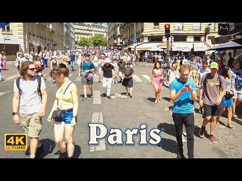 Paris walks, Summer in Paris - Paris 8th Arrordissement - 4K UHD