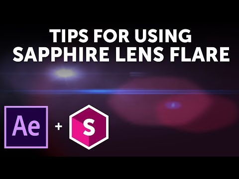 Tips on Using Sapphire Lens Flares in Adobe After Effects