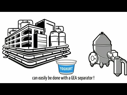 The role of a GEA Separator in making strained yoghurt