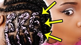 How To: Name Braids FOR BEGINNERS Step By Step Cornrows