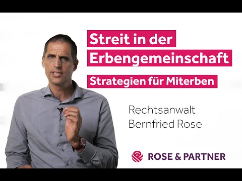 Disputes in the community of heirs - Strategies for heirs (Specialist lawyers in inheritance law ...