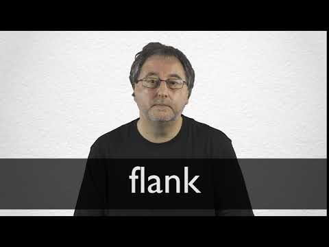 Meaning of flank with pronunciation - English 2 Bangla / English Dictionary