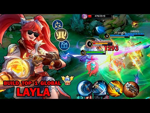 GLOBAL LAYLA NEW ABNORMAL BURST CRIT DAMAGE BUILD!🔥(must try) LAYLA BEST 1 HIT BUILD 2025!!