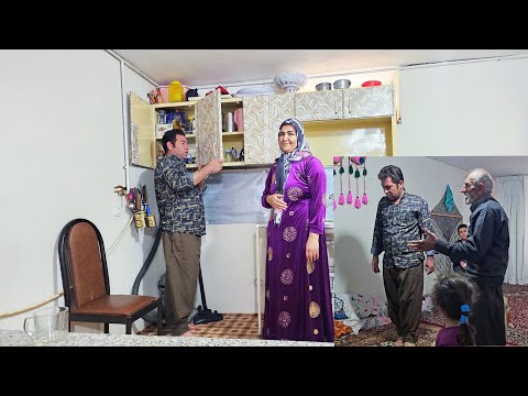 Kobra's joy at installing the cabinet and grandmother's attempt to destroy life