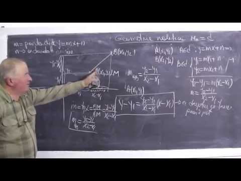 1/2 Lectia 364 - Geometrie analitica pe intelesul vostru - Teorie si Aplicatii - Matematica Clasa 11