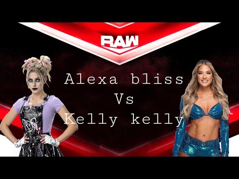 wwe 2k22 Raw Alexa bliss vs kelly kelly
