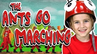 The Ants Go Marching | Nursery Rhyme | Kid Friendly | Educational