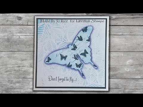 Sticker Stencil set 4 by Jo Rice  - A Lavinia Stamps Tutorial
