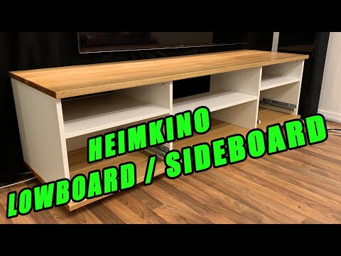 Lowboard / Sideborad | Selbstgebautes Heimkino Möbel #1 | Lets do it
