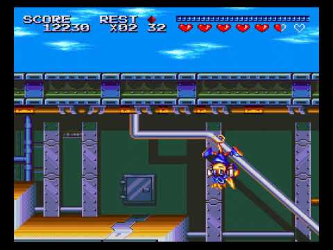 Sparkster (SNES) -- My pathetic attempt at a Crazy Hard difficulty playthrough