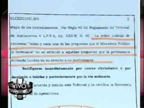 SuperXclusivo 9/14/10 - Resolución en el Tribunal Apelativo en el Caso de Lorenzo