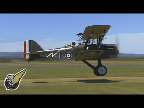WW1 Fighter Plane Low Flying - R.A.F. S.E.5a