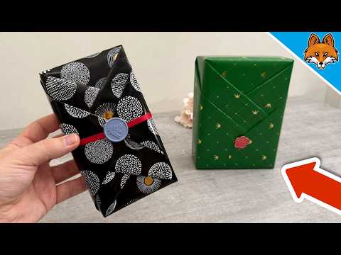 Geschenke einpacken für Anfänger💥(2 Varianten zum STAUNEN)🤯