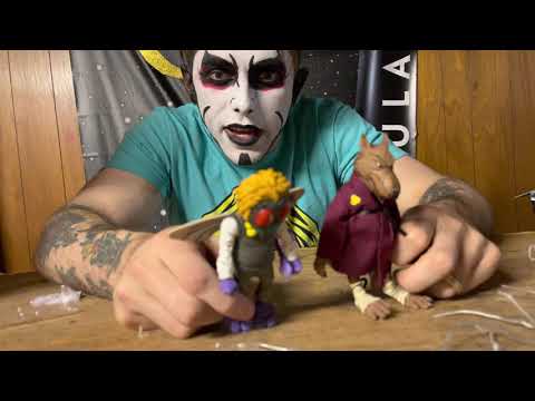 Danhausen unboxes & reviews neca toys teenage mutant ninja turtles splinter and baxter stockman tent