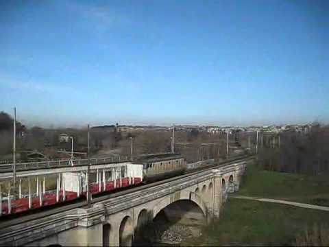 G2000 isolato + E656 Navetta con merci + E652-E656 Grigi Blu al Ponte delle Valli