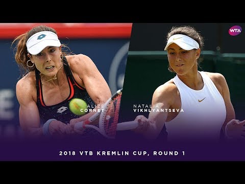 Alizé Cornet vs. Natalia Vikhlyantseva | 2018 VTB Kremlin Cup Round One | WTA Highlights
