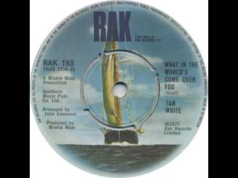UK New Entry 1975 (59) Tam White - What In The World's Come Over You