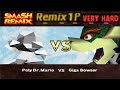 Smash Remix Classic Mode Remix 1P Gameplay With Polygon Dr Mario VERY HARD