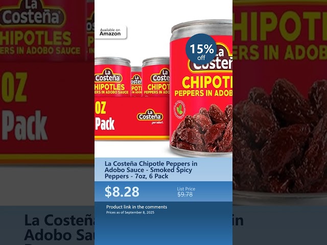 Vídeo relacionado con La Costena Bundle of 3 x La Costena Chipotles Peppers In Adobo Sauce 199g
