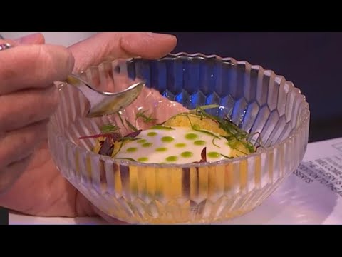 Chef Susan Bae shows off her dessert creations