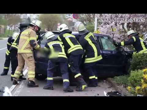 Schwerer Unfall auf der B419 in Nittel
