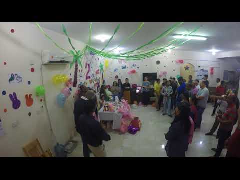 Kiranya Saanvi Gunasekar 2nd bday- Cake cutting