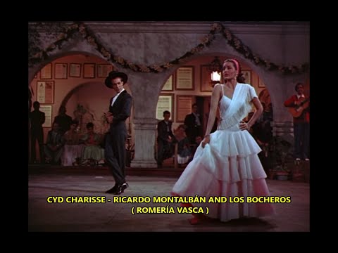 Cyd Charisse - Ricardo Montalbán and Los Bocheros  Romería Vasca