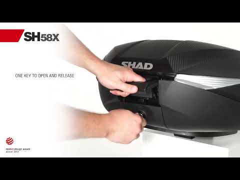 Shad SH58X Arka Çanta Siyah Carbon (Genişleyebilen Model)