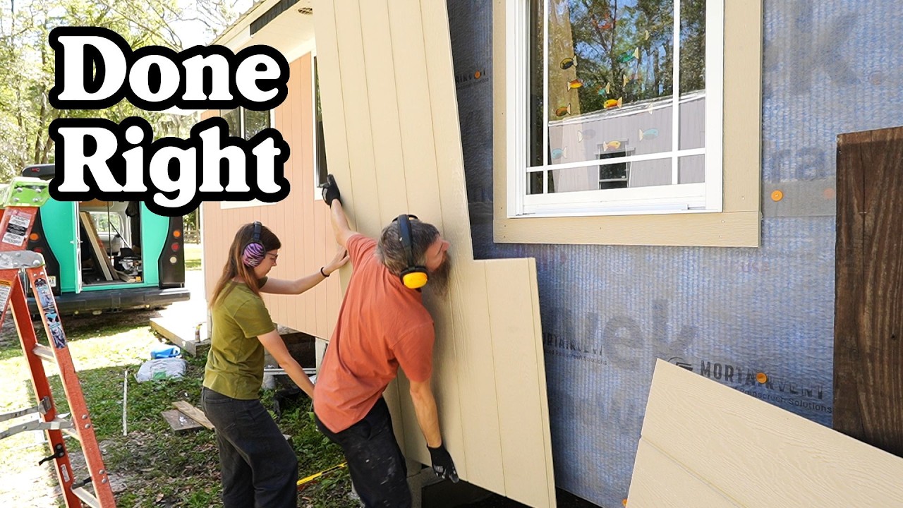 OSB Shed Siding on our Home Looks Good and is Easy!