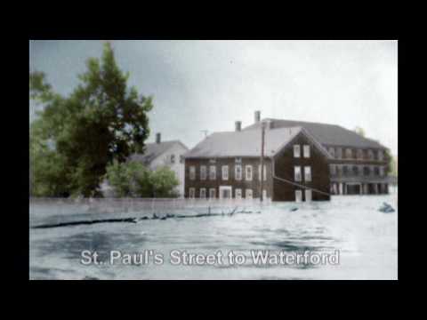 1955 flood in Blackstone, Ma