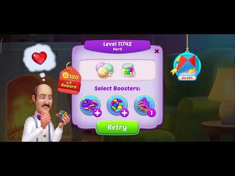 Homescapes • pake extra nyawa level 11742 😡😡😡