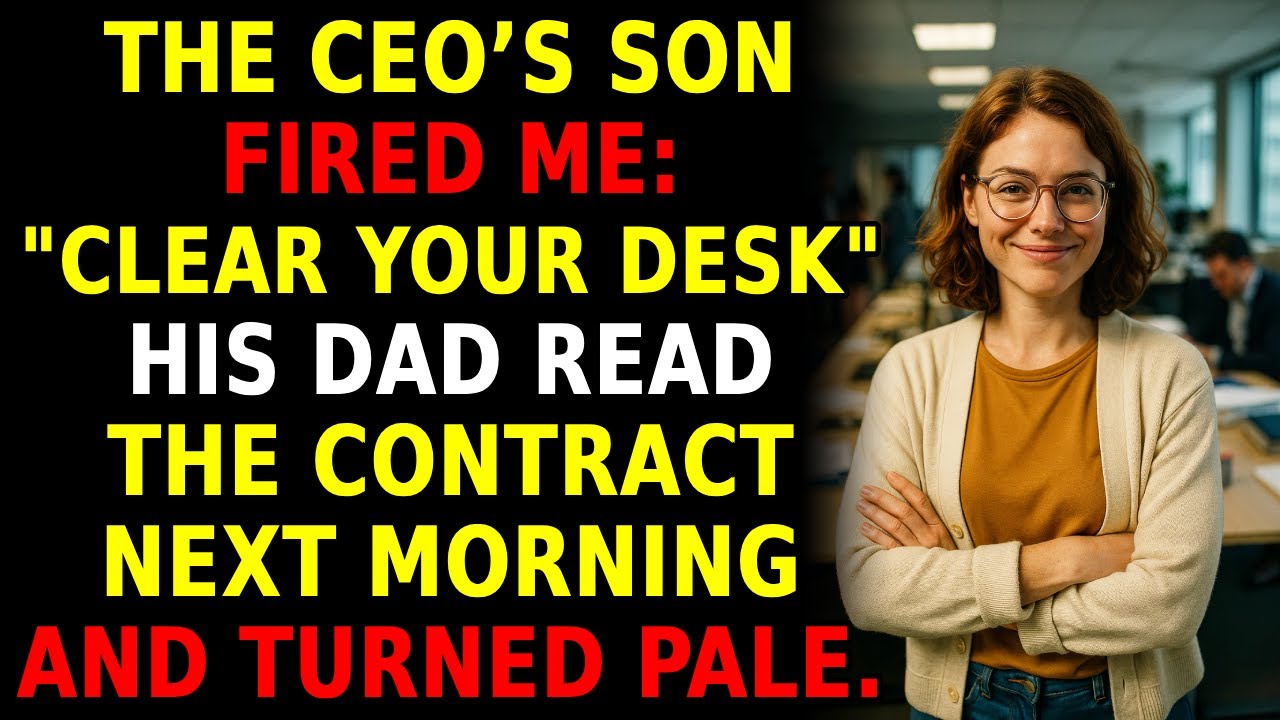 CEO’s Son Fired Me—Then I Exposed His Illegal Power Grab 💼 | Ruthless Office Revenge