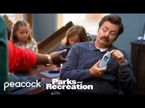Ron Swanson despising technology for 9 minutes straight | Parks and Recreation
