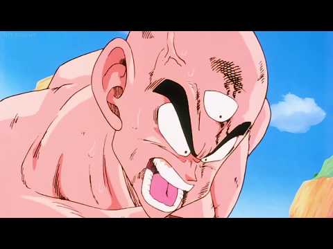 Tenshinhan tries to avenge Chiaotzu and unleashes his last Kikoho (Japanese)