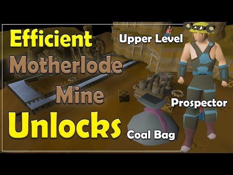 Motherlode Mine Efficient Unlock Order [Old School Runescape]