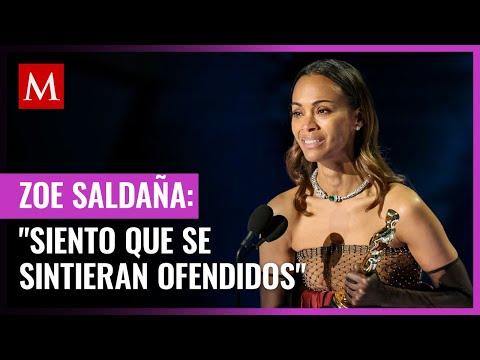 ¡Se disculpa con México por Emilia Pérez! Zoe Saldaña y Karla Sofía causan polémica tras los Oscar