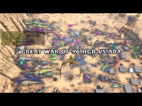Ark PS4 Official PVP | Great War Of 96 | HGD vs ADA + Allies