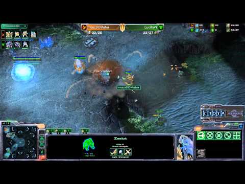 Lucifron (T) vs Mana (P) - G1 - Starcraft 2 - SC1961