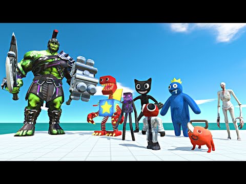 Can the Hulk Warrior Win This Epic Battle? | Death Run - Animal Revolt Battle Simulator