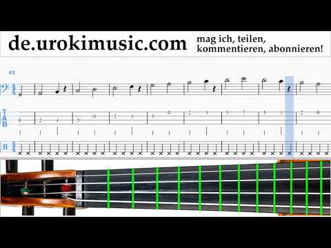 Cello Lernen Clean Bandit - Rockabye ft Sean Paul Anne-Marie Tabulatur Teil#1 Übungen um-i995