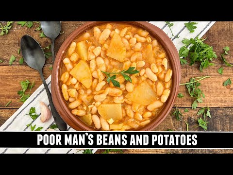 Spanish Poor Man's Beans and Potatoes | Affordable & Delicious Recipe