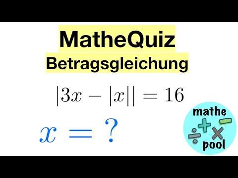 Mathe - Betragsgleichungen - Testbeispiel - Fallunterscheidung
