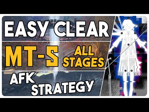 All MT-S Stages | MT-S-1 to 5 + Challenge Mode | AFK Easy Strategy |【Arknights - アークナイツ】