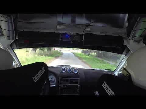 Rajd Rzeczyca OS2 Piotr Cichoń/Przemysław Baryła Subaru Impreza GT+