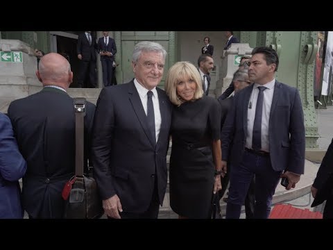 Brigitte Macron and more at Karl for Ever Tribute to Karl Lagerfeld in Paris