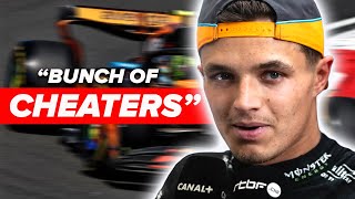 McLaren release SHOCKING STATEMENT on Tsunoda ILLEGAL DEFENSE on Lando Norris