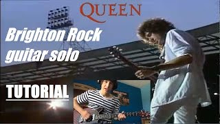 Queen Live at Wembley Stadium 1986 - Brighton Rock guitar solo tutorial